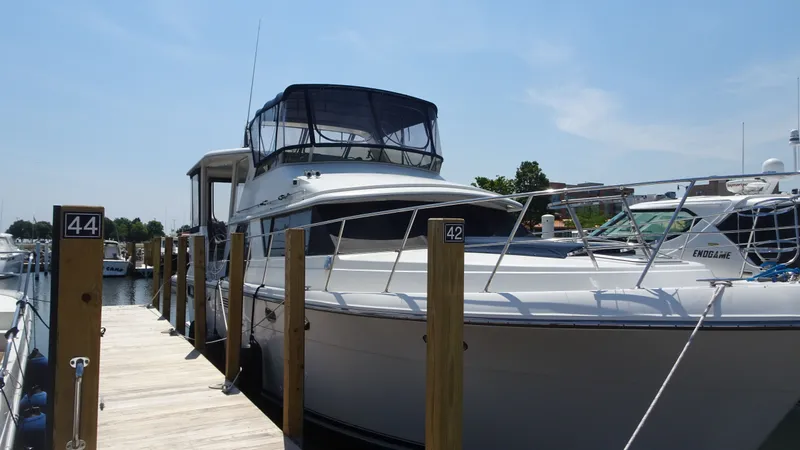 Slide: The Image of Carver 440 Aft Cabin Motor Yacht 1994 - 2