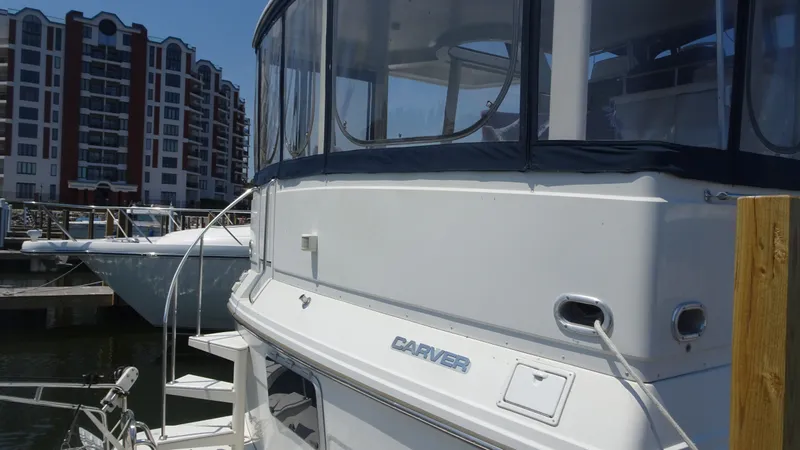 Slide: The Image of Carver 440 Aft Cabin Motor Yacht 1994 - 3