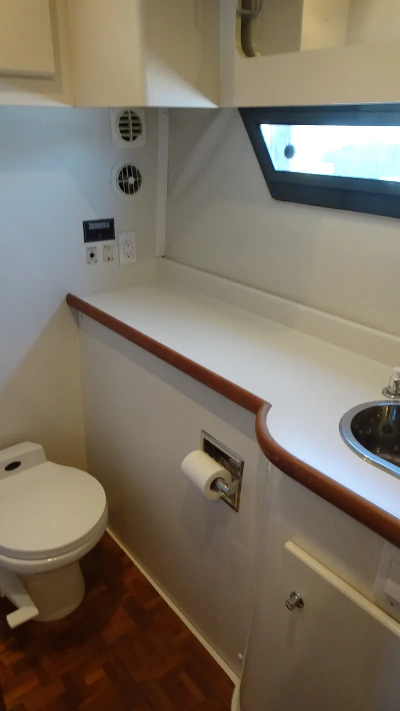 Slide: The Image of Carver 440 Aft Cabin Motor Yacht 1994 - 52