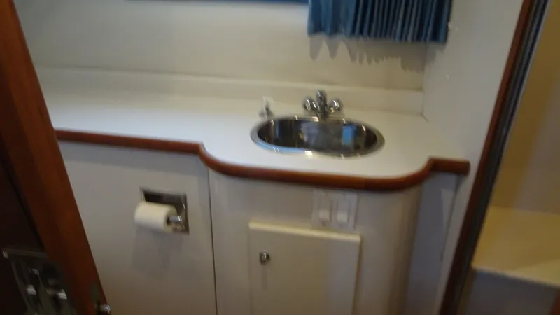 Slide: The Image of Carver 440 Aft Cabin Motor Yacht 1994 - 53