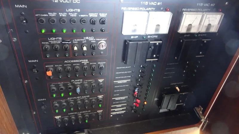 Slide: The Image of Carver 440 Aft Cabin Motor Yacht 1994 - 56