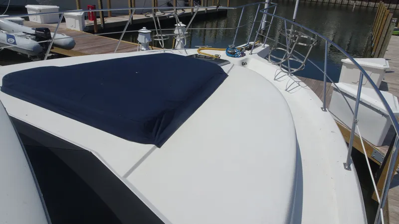 Slide: The Image of Carver 440 Aft Cabin Motor Yacht 1994 - 64