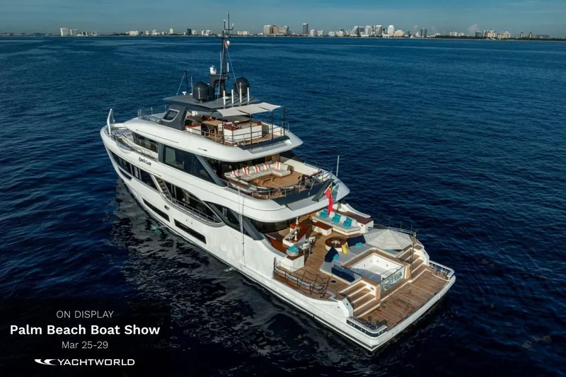 Slide: The Image of Luxurious 33rd Strike Group FOX-3637 yacht at Palm Beach Boat Show 2026. - 76
