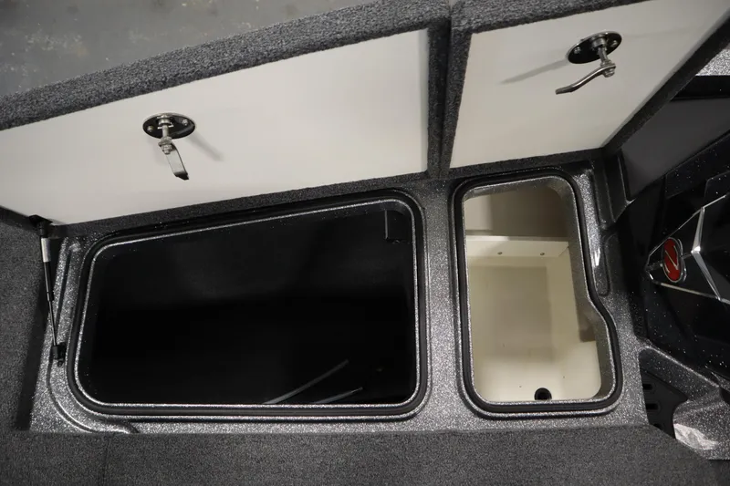 Slide: The Image of 2023 Ranger Z519 storage compartments with secure locks and spacious interior. - 21