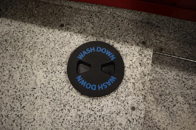 Slide: The Image of Wash down cap on 2023 Polar Kraft 2010 OUTLANDER DC boat deck. - 49