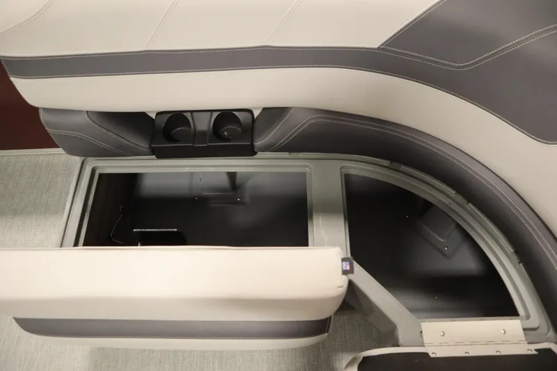 Slide: The Image of Interior storage compartment of 2022 Sylvan 21 L-1 CRS boat. - 6