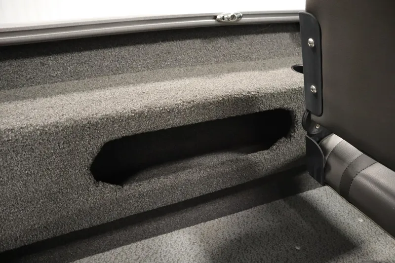 Slide: The Image of 2021 Lund 1675 ADVENTURE WT boat interior, featuring carpeted storage compartment. - 39