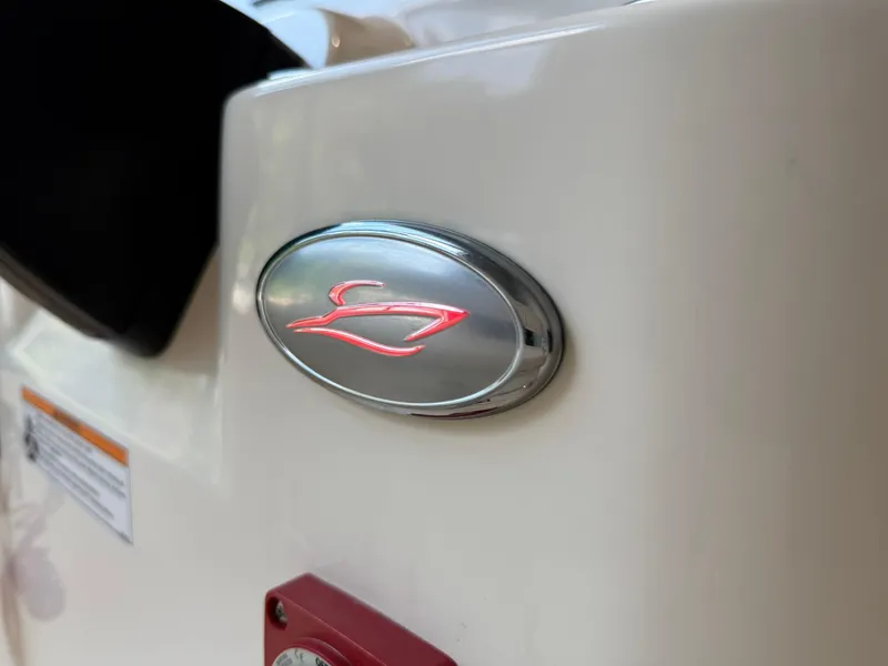 Slide: The Image of 2026 Scout 188 SF boat emblem on a white surface. - 16