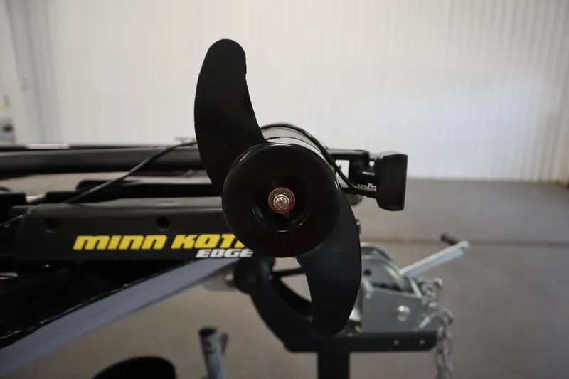 Slide: The Image of Minn Kota Edge trolling motor on 2018 Tracker Panfish 16 boat. - 13