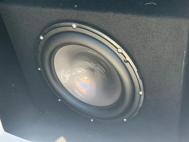 Slide: The Image of 2021 Supreme s 238 subwoofer in a black enclosure. - 26