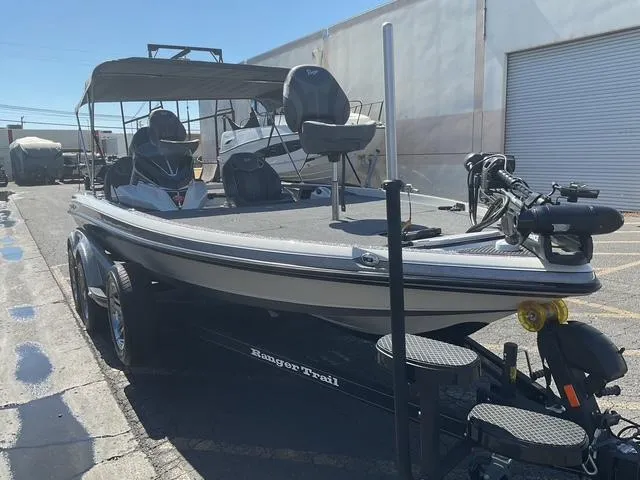 Slide: The Image of 2023 Ranger Z520R Ranger Cup Equipped boat parked outdoors. - 18