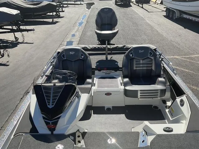 Slide: The Image of 2023 Ranger Z520R Ranger Cup Equipped boat interior with seating and console. - 4