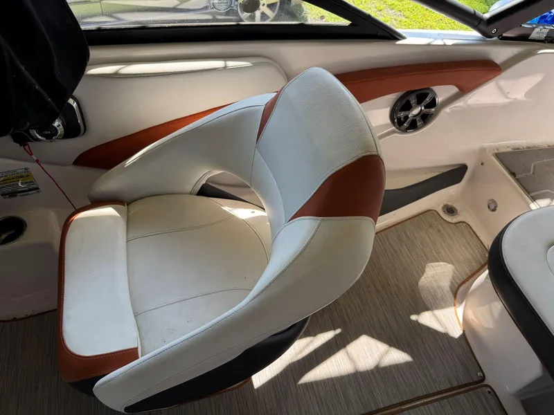 Slide: The Image of 2018 Regal 1900 ESX Bowrider interior with stylish seating and modern design. - 10