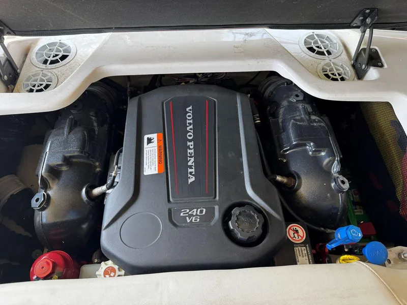 Slide: The Image of Volvo Penta 240 V6 engine in 2018 Regal 1900 ESX Bowrider boat. - 11
