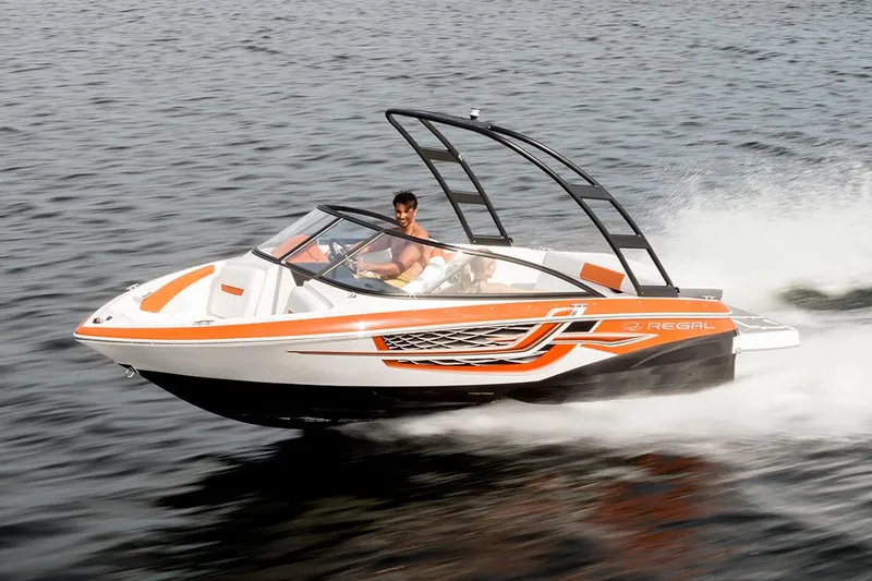 Slide: The Image of Manufacturer Provided Image: 2017 Regal 1900 ESX Bowrider speeding on water. - 29
