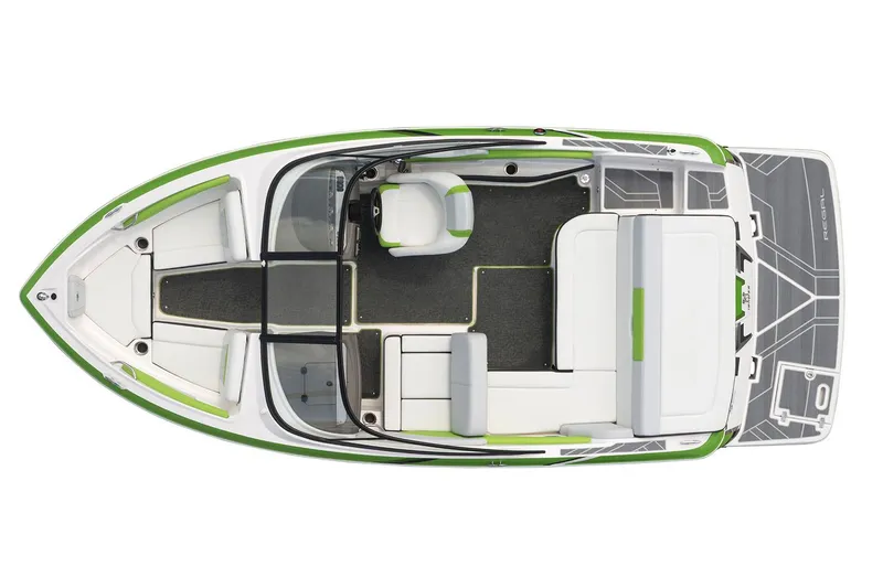 Slide: The Image of Manufacturer Provided Image: 2017 Regal 1900 ESX Bowrider boat interior, top view. - 40