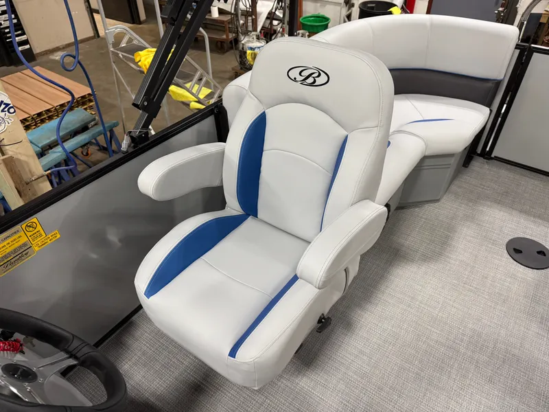 Slide: The Image of Bentley Pontoons Bolt 150HP 203 Tritoon $41995 2025 - 11