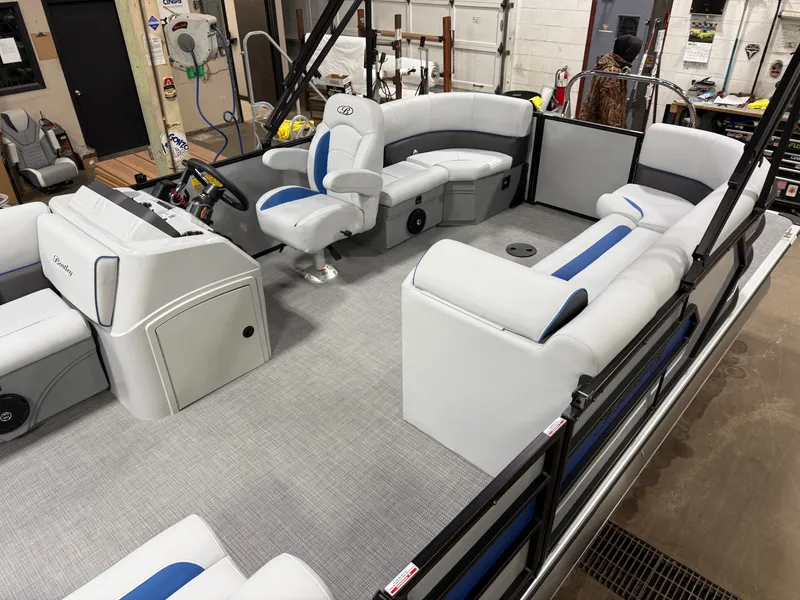 Slide: The Image of Bentley Pontoons Bolt 150HP 203 Tritoon $41995 2025 - 3