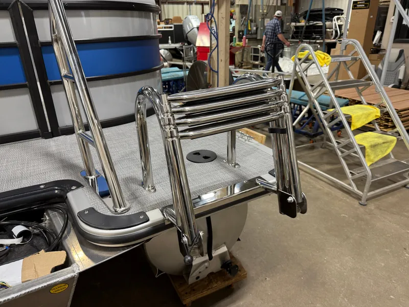 Slide: The Image of Bentley Pontoons Bolt 150HP 203 Tritoon $41995 2025 - 40