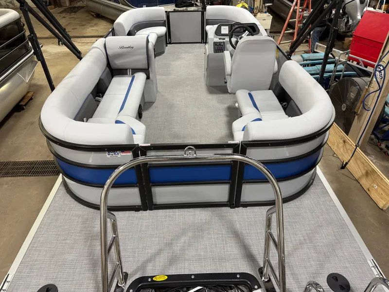 Slide: The Image of Bentley Pontoons Bolt 150HP 203 Tritoon $41995 2025 - 6