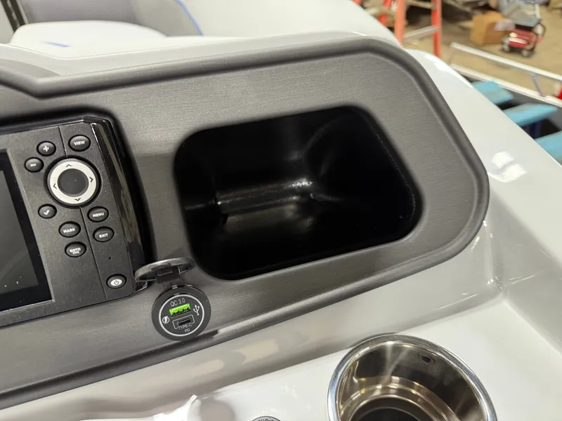 Slide: The Image of Bentley Pontoons Bolt 150HP 203 Tritoon $41995 2025 - 15