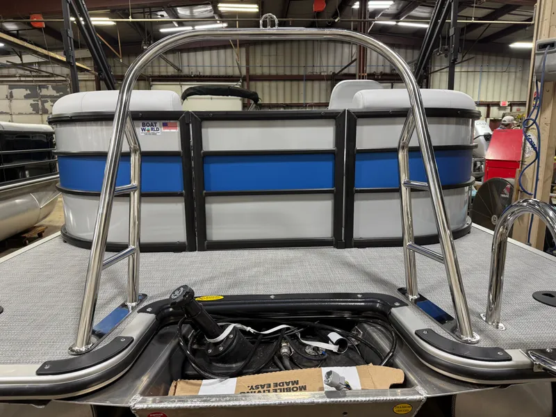 Slide: The Image of Bentley Pontoons Bolt 150HP 203 Tritoon $41995 2025 - 39