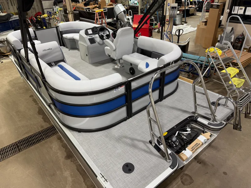 Slide: The Image of Bentley Pontoons Bolt 150HP 203 Tritoon $41995 2025 - 43
