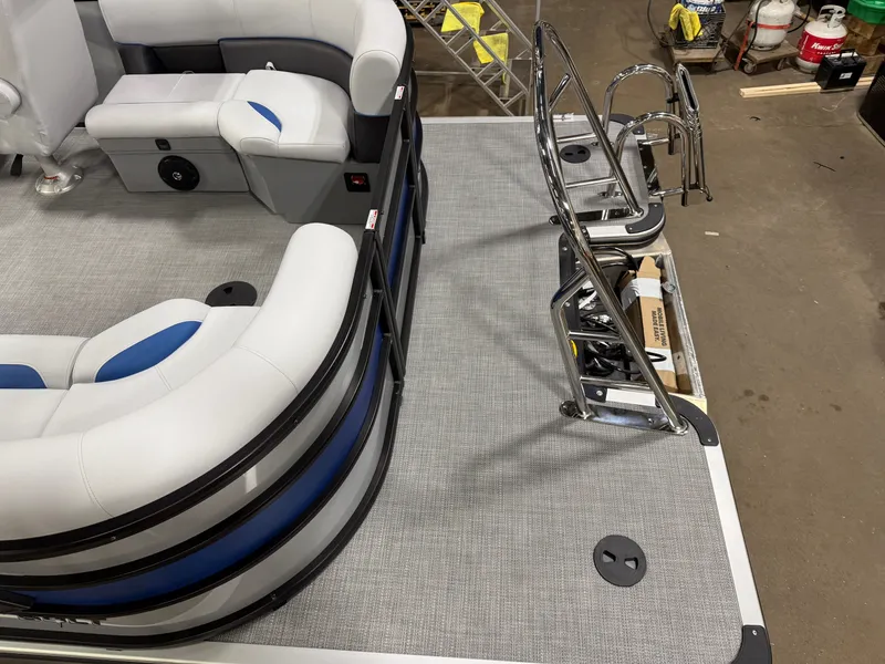 Slide: The Image of Bentley Pontoons Bolt 150HP 203 Tritoon $41995 2025 - 5