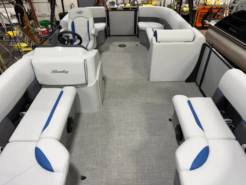 Slide: The Image of Bentley Pontoons Bolt 150HP 203 Tritoon $41995 2025 - 7