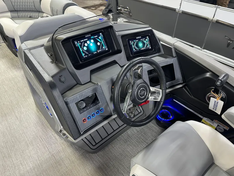Slide: The Image of Tahoe Cascade 2385 Cruise Rear Bench (CRB) Tritoon & Honda 4-Stroke EFI 2025 - 12
