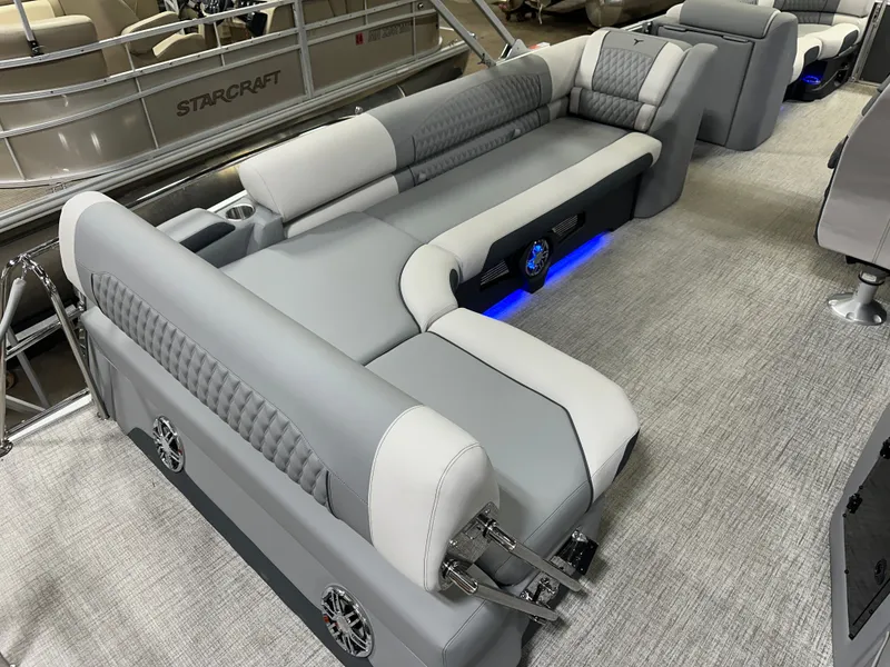 Slide: The Image of Tahoe Cascade 2385 Cruise Rear Bench (CRB) Tritoon & Honda 4-Stroke EFI 2025 - 20