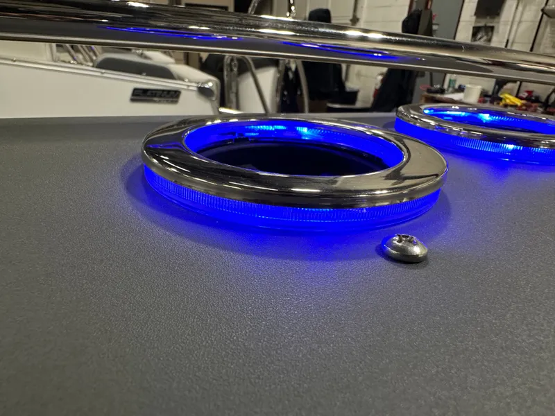 Slide: The Image of Tahoe Cascade 2385 Cruise Rear Bench Tritoon & Honda 225HP 4-Stroke EFI 2025 - 23