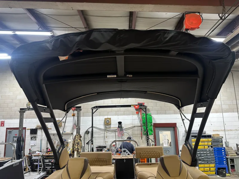 Slide: The Image of Tahoe Grand Tahoe 2585 Quad Lounge Windshield Tritoon & Mercury 400HP V10 2025 - 50