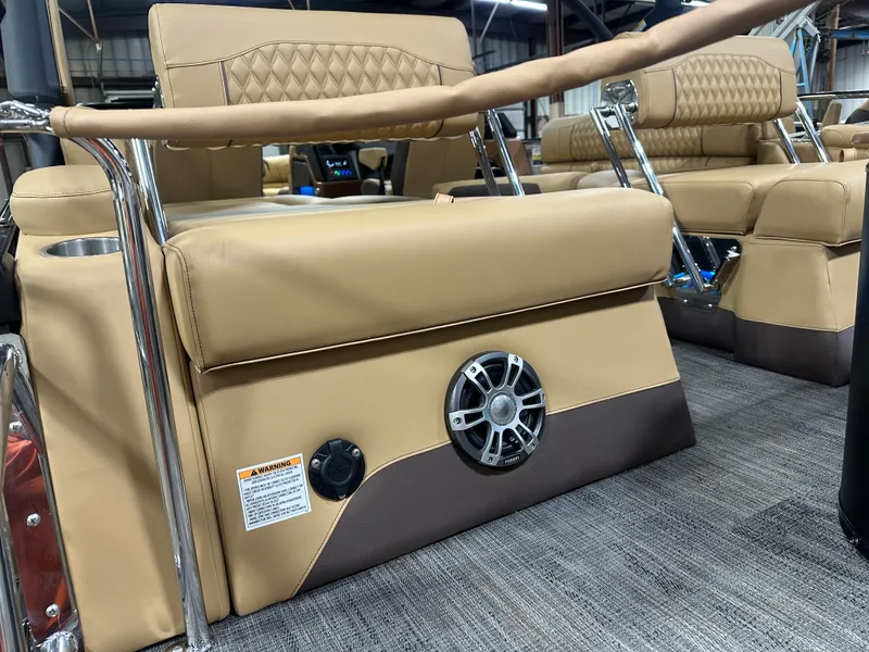 Slide: The Image of Tahoe Grand Tahoe 2585 Quad Lounge Windshield Tritoon & Mercury 400HP V10 2025 - 52