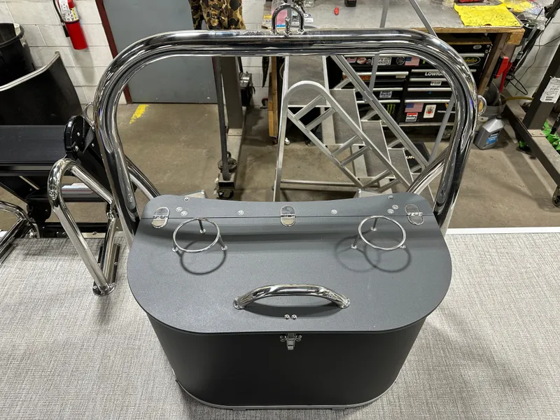 Slide: The Image of Tahoe LTZ 2385 Quad Lounge Tritoon & Honda 4-Stroke EFI 2025 - 26