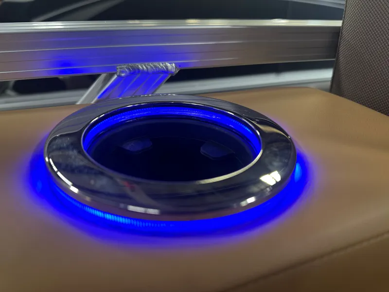 Slide: The Image of Tahoe LTZ 2385 Swingback (VRB) Windshield Tritoon & Honda 4-Stroke EFI 2025 - 26