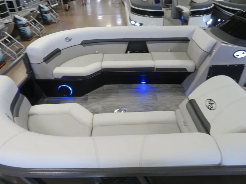 Slide: The Image of Montego Bay 8524 Swingback Deluxe Pontoon & Honda 4-Stroke EFI 2024 - 2