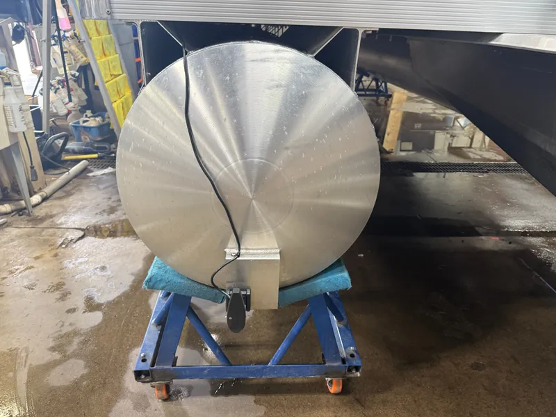 Slide: The Image of Montego Bay NEW 8524 Swingback Pontoon & Honda 100HP 4-Stroke EFI 2023 - 39