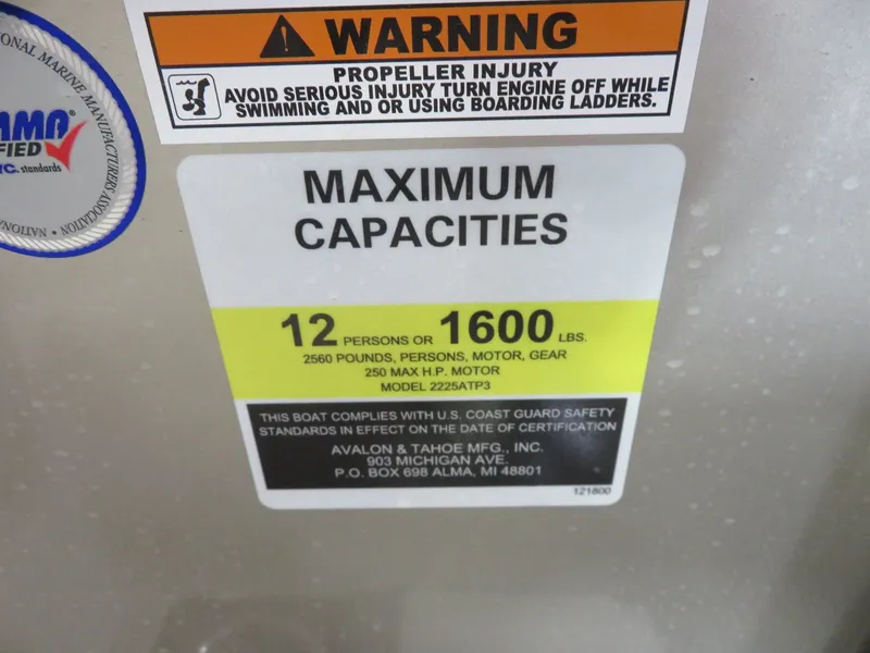 Slide: The Image of Tahoe LTZ 2385 Elite Windshield Tritoon & Suzuki 200HP 4-Stroke EFI 2024 - 18
