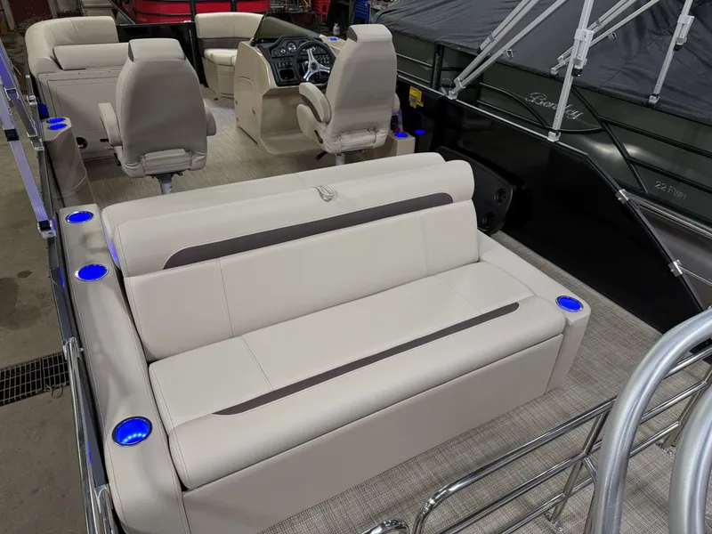 Slide: The Image of Bentley Pontoons Legacy 220 Swingback & Honda 4-Stroke EFI 2026 - 26