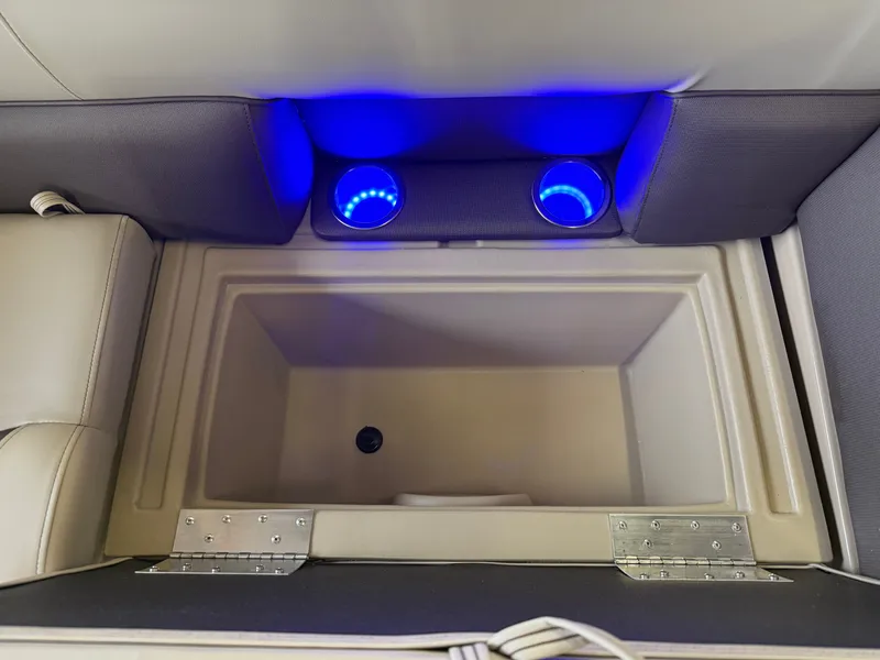 Slide: The Image of Bentley Pontoons Legacy 220 Navigator Quad Lounge & Honda 4-Stroke EFI 2025 - 26