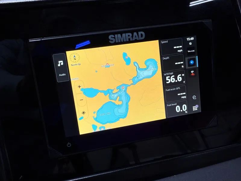 Slide: The Image of Tahoe Cascade 2385 Quad Lounge Shift SS Tritoon & Honda 225HP Outboard 2025 - 16