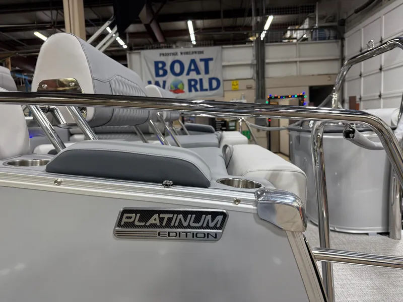 Slide: The Image of Tahoe Cascade 2385 Quad Lounge Shift SS Tritoon & Honda 225HP Outboard 2025 - 46