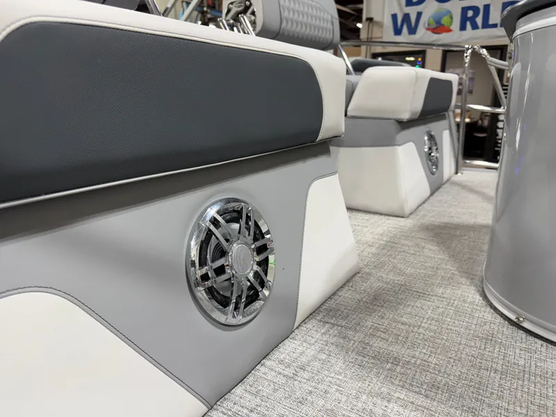 Slide: The Image of Tahoe Cascade 2385 Quad Lounge Shift SS Tritoon & Honda 225HP Outboard 2025 - 47