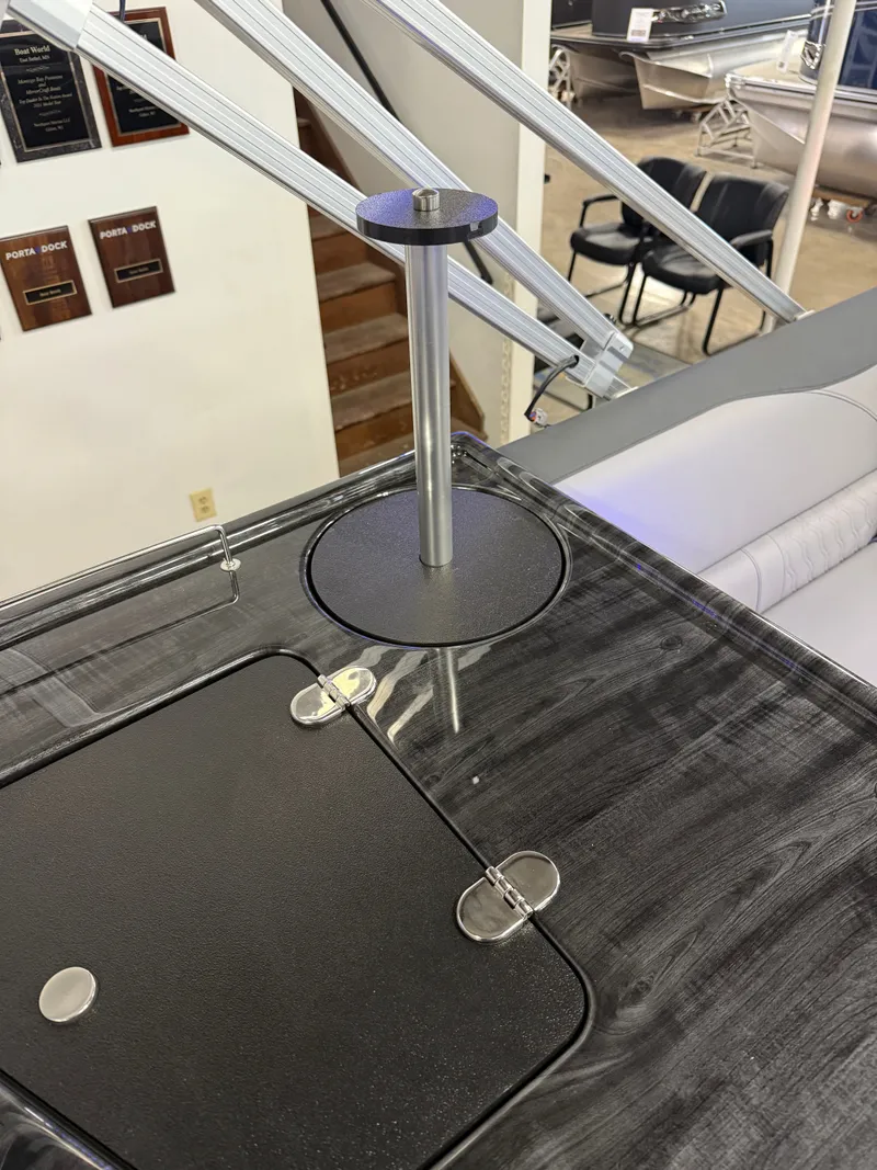 Slide: The Image of Tahoe LTZ 2385 Elite Windshield Tritoon & Honda 4-Stroke EFI 2025 - 16