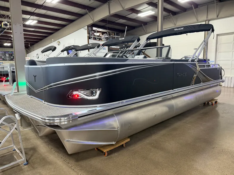 Slide: The Image of Tahoe LTZ 2385 Elite Windshield Tritoon & Honda 4-Stroke EFI 2025 - 30