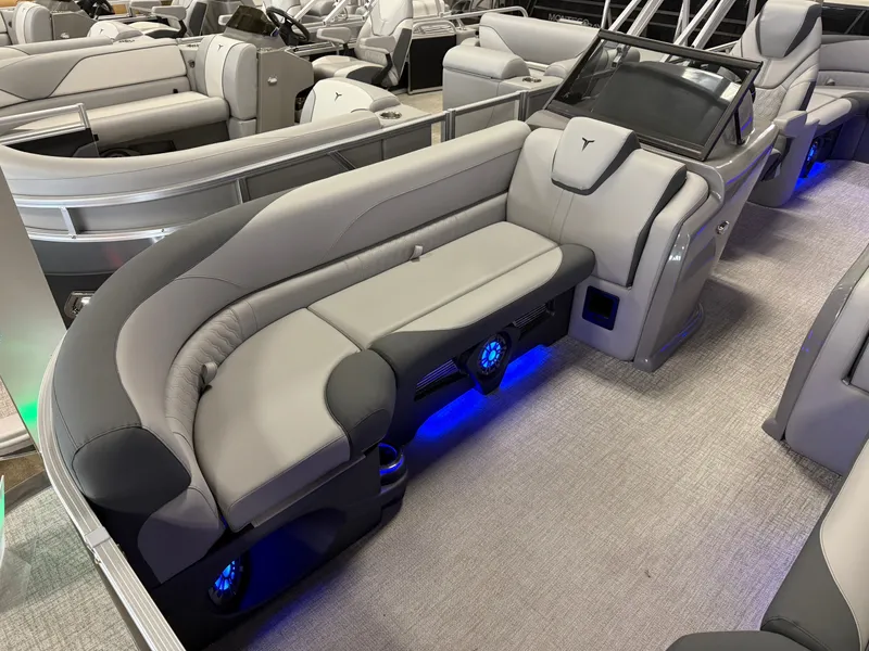 Slide: The Image of Tahoe LTZ 2385 Elite Windshield Tritoon & Honda 4-Stroke EFI 2025 - 5