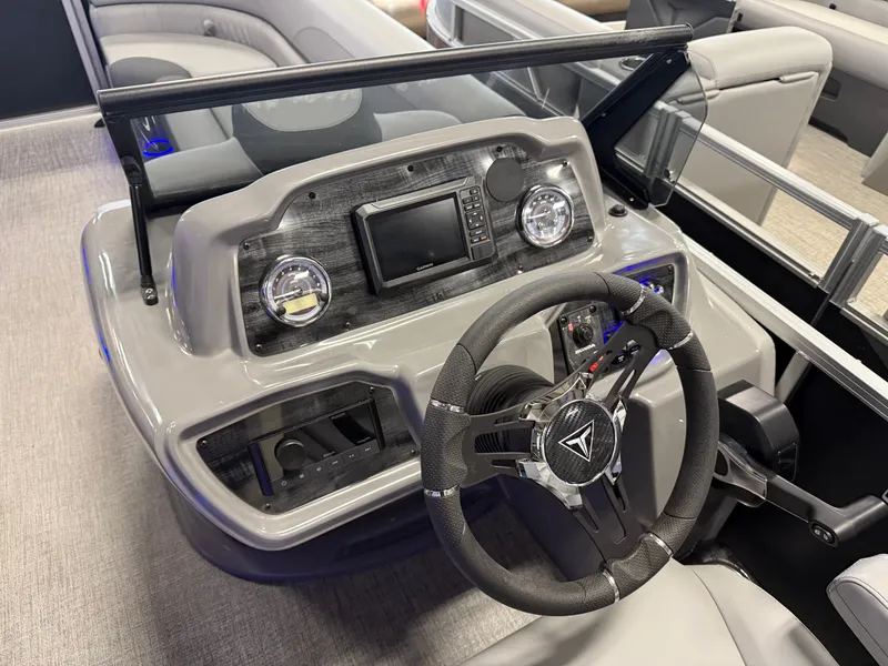 Slide: The Image of Tahoe LTZ 2385 Elite Windshield Tritoon & Honda 4-Stroke EFI 2025 - 9