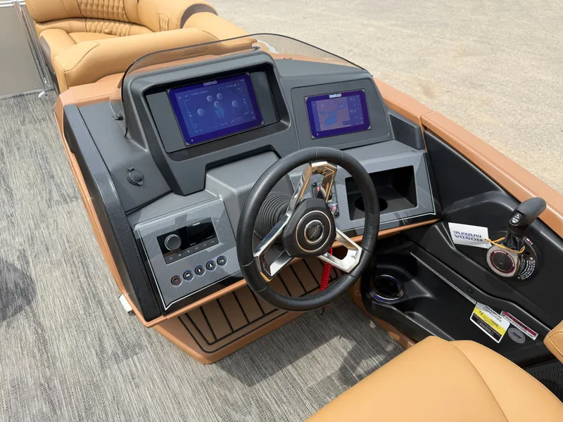 Slide: The Image of Tahoe Cascade 2385 Quad Lounge Shift Tritoon & Honda 4-Stroke EFI 2025 - 12