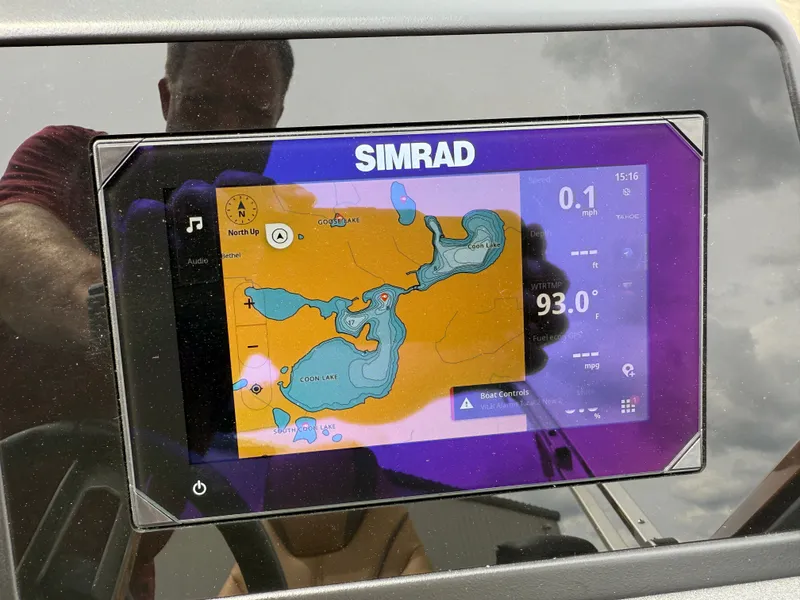 Slide: The Image of Tahoe Cascade 2385 Quad Lounge Shift Tritoon & Honda 4-Stroke EFI 2025 - 15